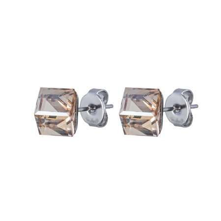 Пусеты Fiore Luna, Crystal Champagne, SWE0127/2 CH S